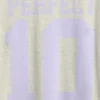 Camiseta infantil holgada con estampado gráfico
