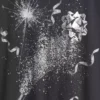 Camiseta infantil holgada con estampado gráfico