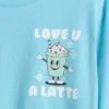 Camiseta infantil holgada con estampado gráfico