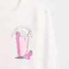 Camiseta infantil holgada con estampado gráfico
