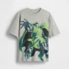 Camiseta infantil Marvel con estampado y corte holgado