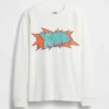 Camiseta infantil Marvel con estampado y corte holgado