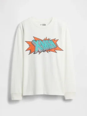Camiseta infantil Marvel con estampado y corte holgado