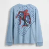 Camiseta infantil Marvel con estampado y corte holgado