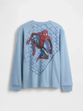 Camiseta infantil Marvel con estampado y corte holgado