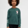 Camiseta infantil oversize con estampado