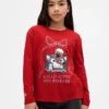 Camiseta infantil oversize con estampado