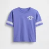Camiseta infantil oversize con estampado