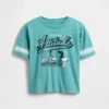 Camiseta infantil oversize con estampado