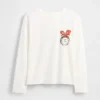 Camiseta infantil oversize con estampado