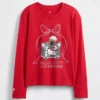 Camiseta infantil oversize con estampado