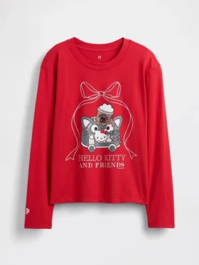 Camiseta infantil oversize con estampado