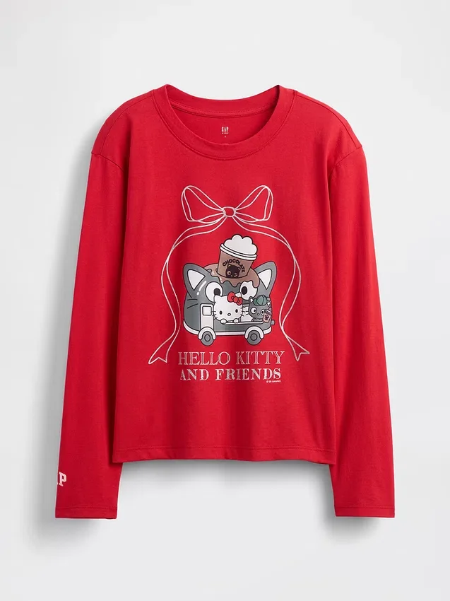 Camiseta infantil oversize con estampado