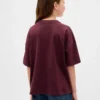 Camiseta infantil oversize con estampado