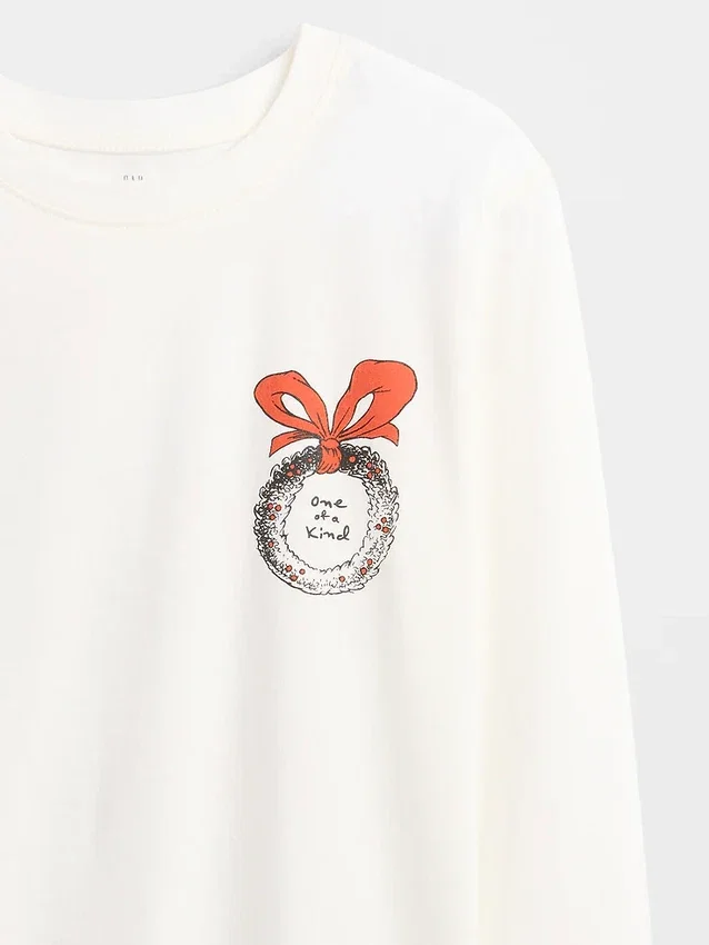Camiseta infantil oversize con estampado