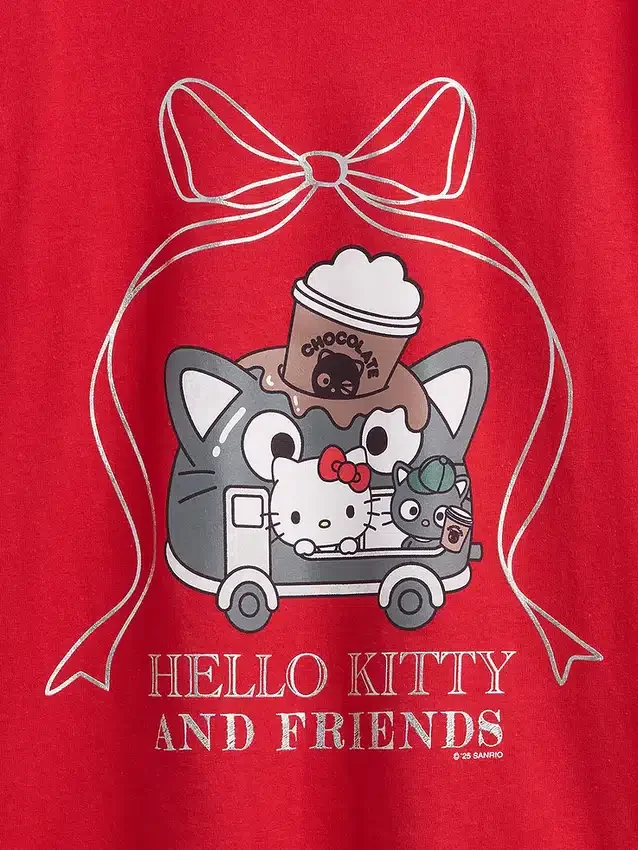 Camiseta infantil oversize con estampado