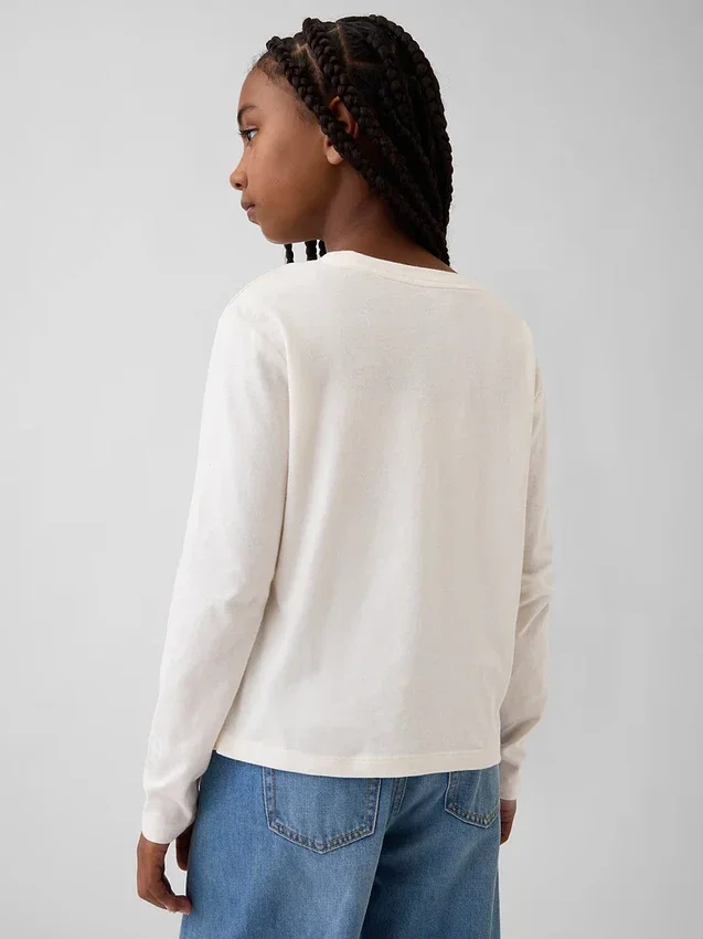 Camiseta infantil oversize con estampado de Hello Kitty
