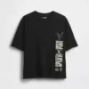 Camiseta infantil oversize con estampado de Marvel