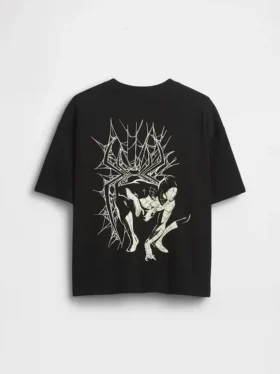 Camiseta infantil oversize con estampado de Marvel