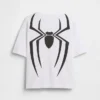 Camiseta infantil oversize con estampado de Marvel