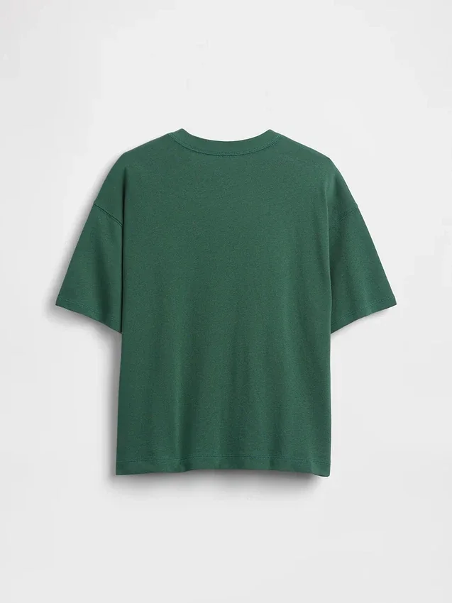 Camiseta infantil oversize con estampado de Marvel