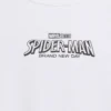 Camiseta infantil oversize con estampado de Marvel