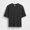 Camiseta infantil oversize de punto waffle
