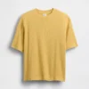 Camiseta infantil oversize de punto waffle