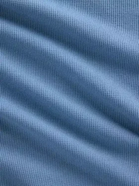 Camiseta infantil oversize de punto waffle