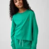 Camiseta infantil oversize de tejido grueso con costuras
