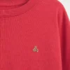 Camiseta infantil oversize de tejido grueso con costuras