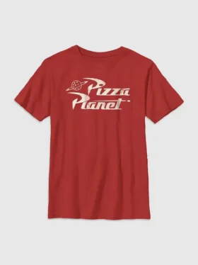 Camiseta infantil «Toy Story» con diseño de pizza vintage