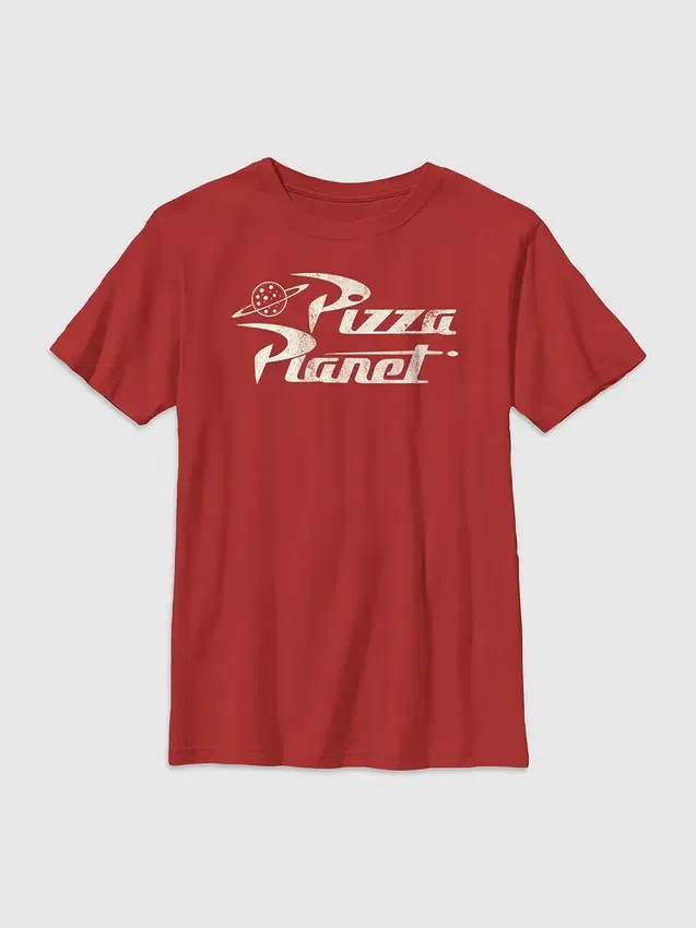 Camiseta infantil «Toy Story» con diseño de pizza vintage