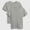 Camiseta interior de algodón orgánico para niños (pack de 2)