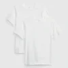 Camiseta interior de algodón orgánico para niños (pack de 2)