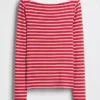 Camiseta moderna con cuello barco