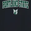 Camiseta negra con el Arch Logo de la Universidad Estatal de Portland