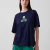 Camiseta oversize con el logotipo del oso Brannan