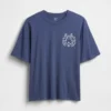Camiseta oversize con estampado de Keith Haring