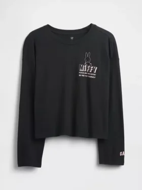 Camiseta oversize con estampado de Miffy para niños