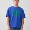 Camiseta oversize con estampado de Robert Indiana