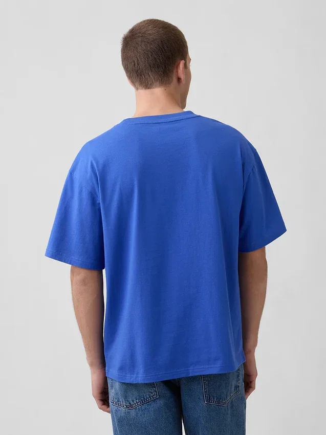 Camiseta oversize con estampado de Robert Indiana