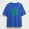 Camiseta oversize con estampado de Robert Indiana