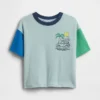 Camiseta oversize con estampado para bebés y niños pequeños