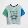 Camiseta oversize con estampado para bebés y niños pequeños