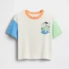 Camiseta oversize con estampado para bebés y niños pequeños