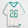 Camiseta oversize con logotipo «Varsity»