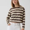 Camiseta oversize corta de punto