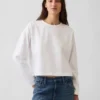 Camiseta oversize corta de punto