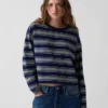 Camiseta oversize corta de punto